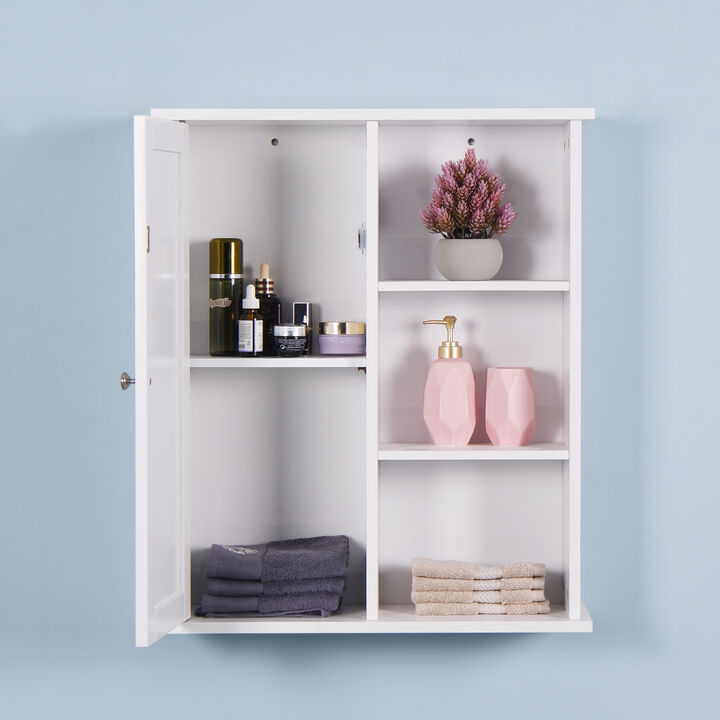 Hivvago Wall Mounted Medicine Bathroom Cabinet with Adjustable Shelf
