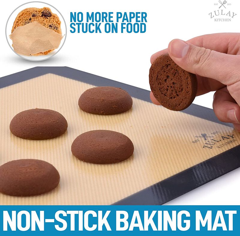 (2 Pack) Reusable Silicone Baking Mat Sheet Set