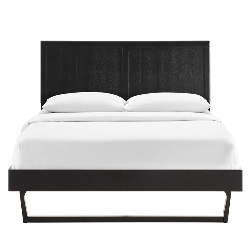 Modway - Alana Full Wood Platform Bed with Angular Frame