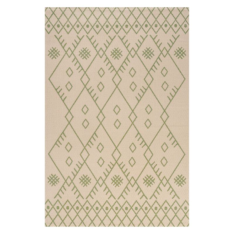 Boho Moroccan Indoor/Outdoor Area Rug