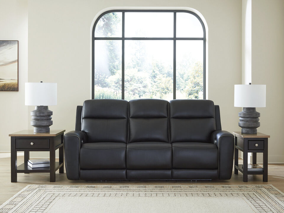 5Z-Relaxation Dual Power Leather Reclining Sofa