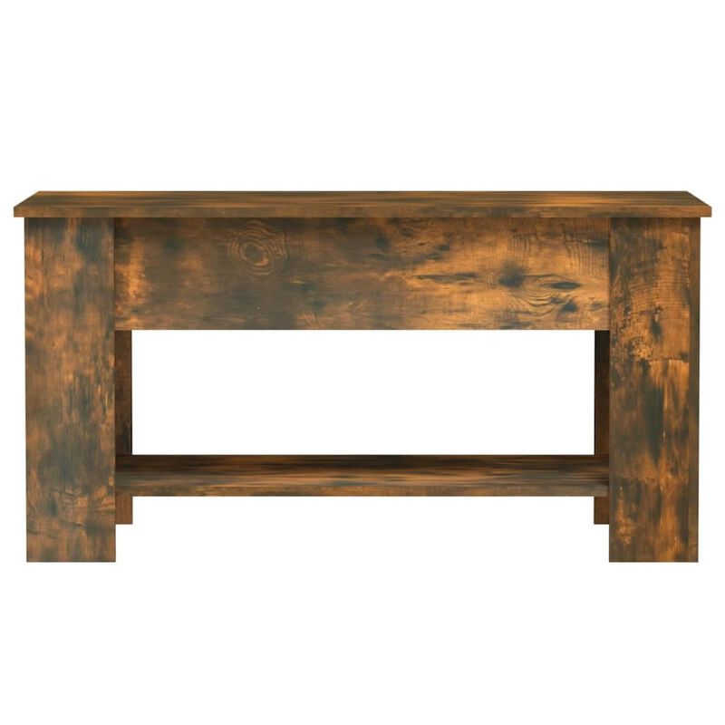 Coffee Table Smoked Oak 39.8"x19.3"x20.5" Engineered Wood