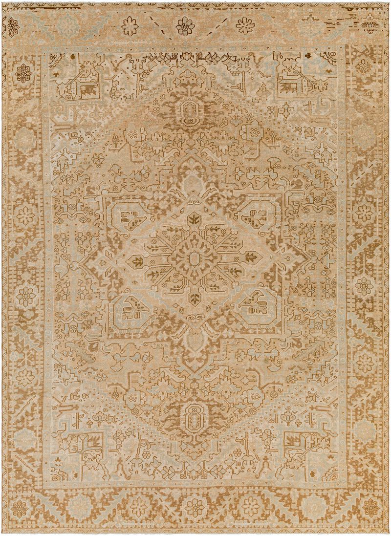 District Loom Antique Persian Heriz area rug-West Glacier