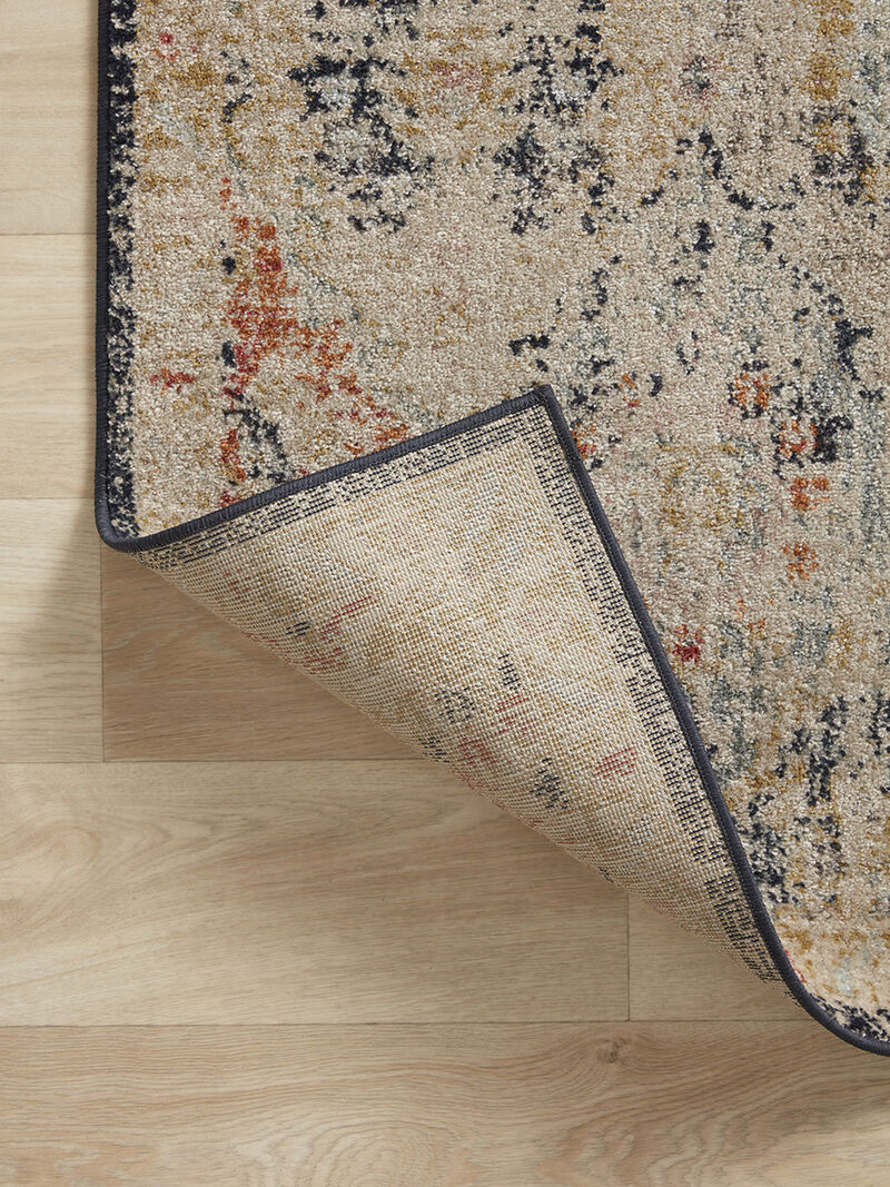 Jocelyn JOC07 Khaki/Multi 5'5" x 7'6" Rug