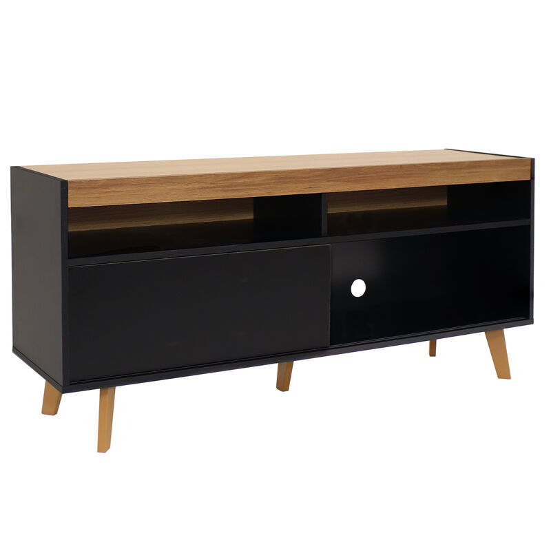 Sunnydaze Mid-Century Modern TV Stand Console for 58" TV