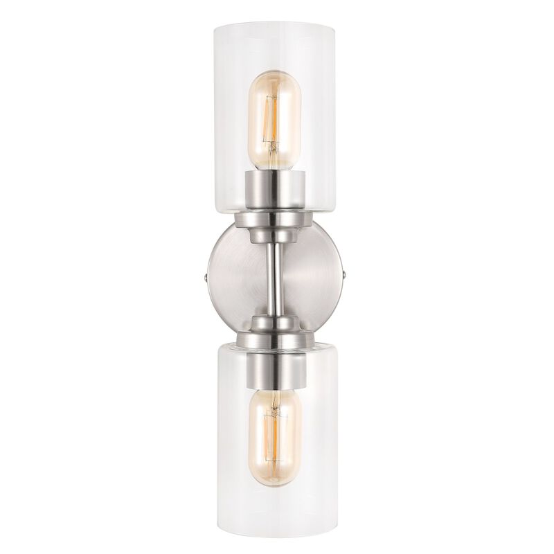 Juno Farmhouse Industrial Iron Cylinder LED Sconce