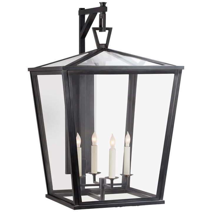 Darlana Large Bracket Lantern in Bronze