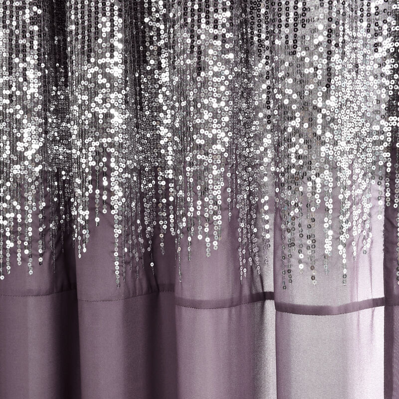 Shimmer Sequins Window Curtain Panels