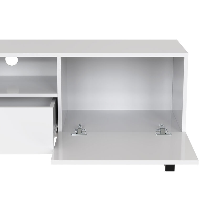 Merax Modern TV Stand with 2 Storage Cabinets