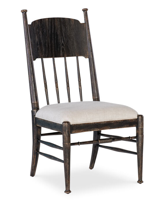 Americana Upholstered Seat Side Chair