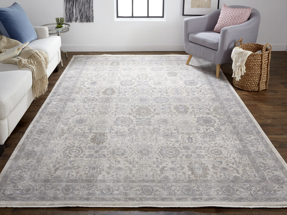 Marquette 3776F Gray/Silver/Ivory 6'7" x 9'10" Rug