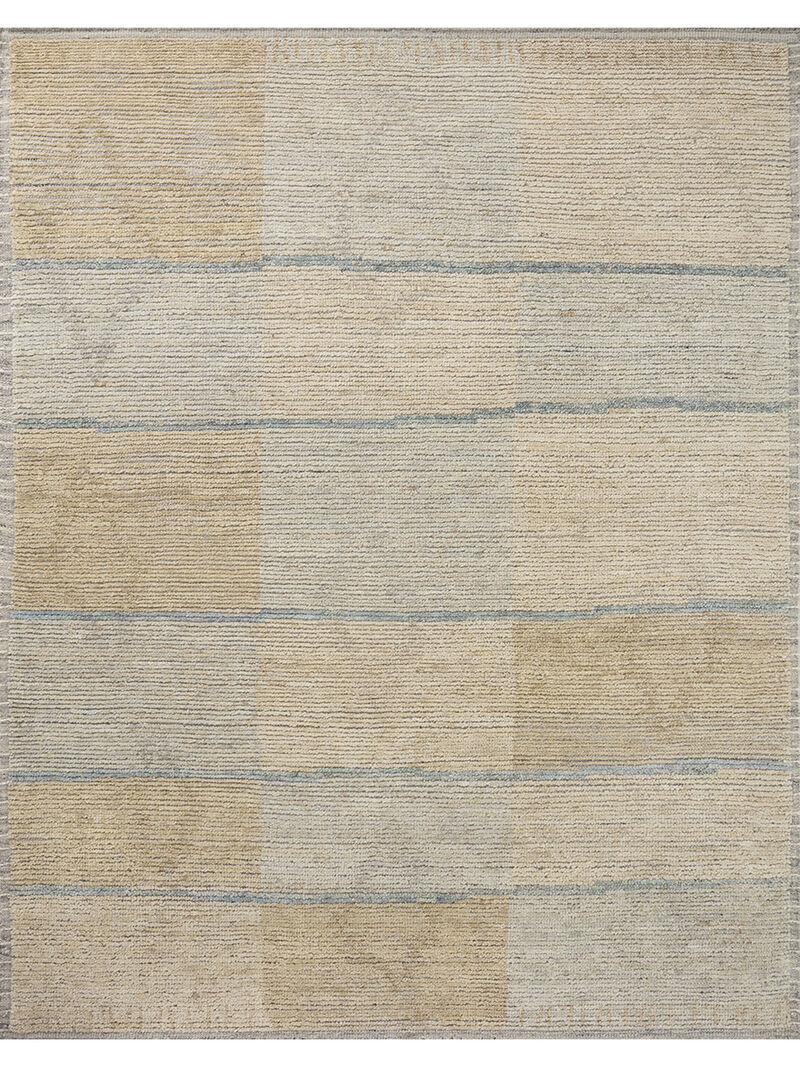 Briyana BRI02 Sky/Wheat 18" x 18" Sample Rug