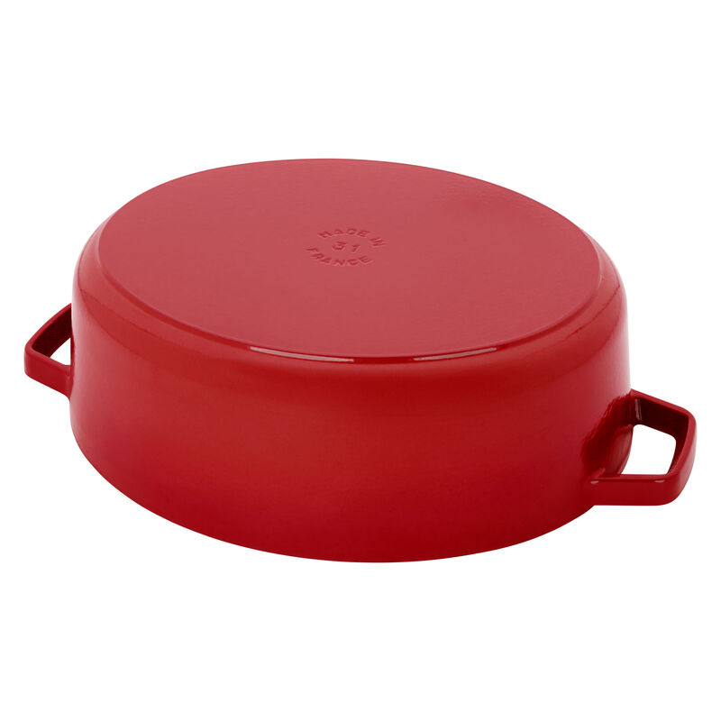 Staub Cast Iron 6.25-qt Shallow Oval Dutch Oven - Citron