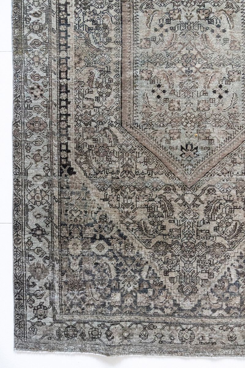 District Loom Antique Bijar scatter rug-Medora