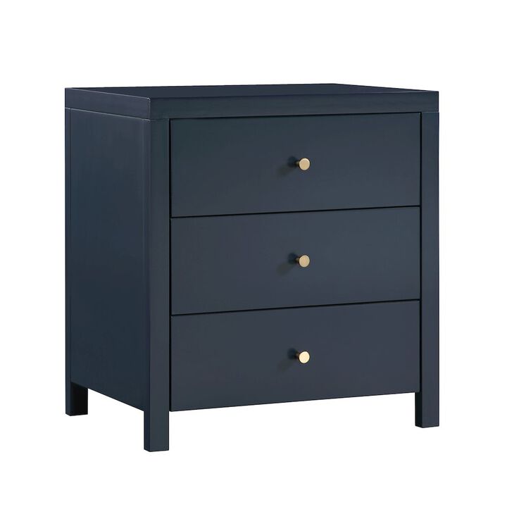 Comfort Pointe Nolan 3-drawer Nightstand - Midnight Blue