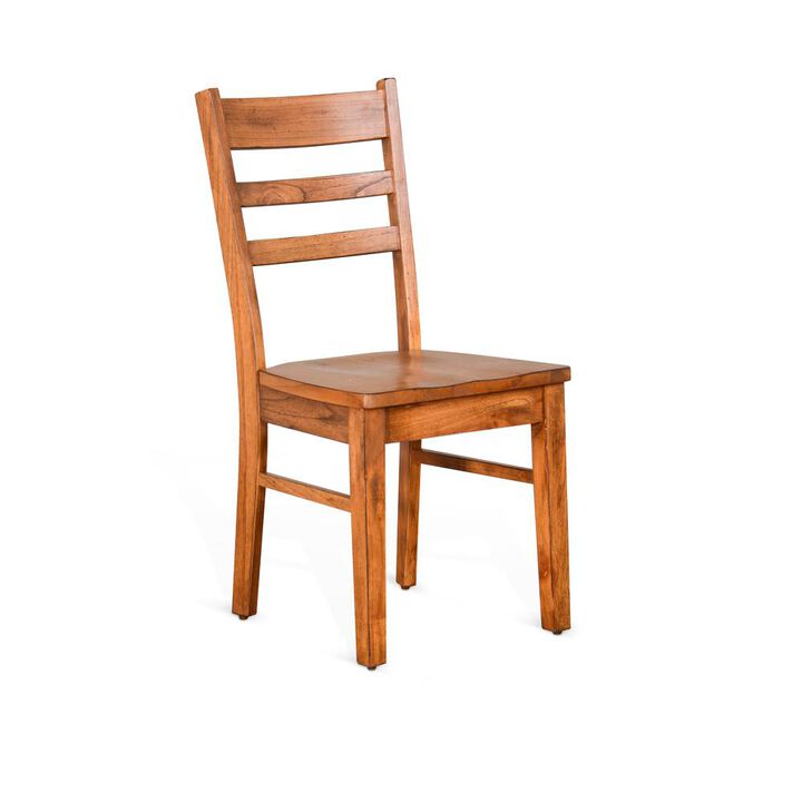 Sunny Designs Sedona Ladderback Chair, Wood Seat