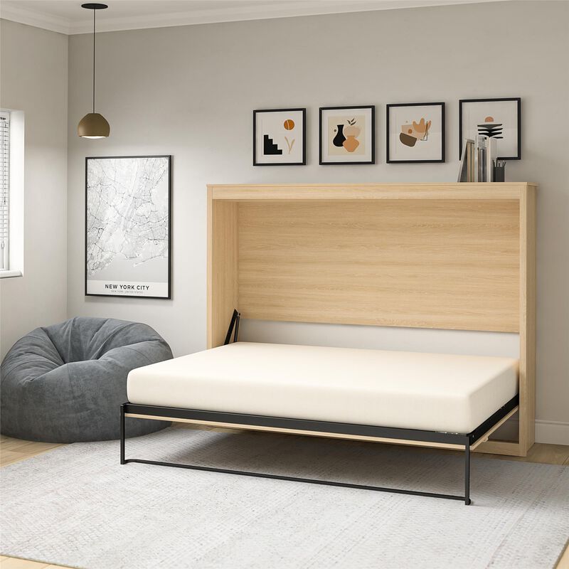 Paramount Full Size Murphy Daybed with a Shelf