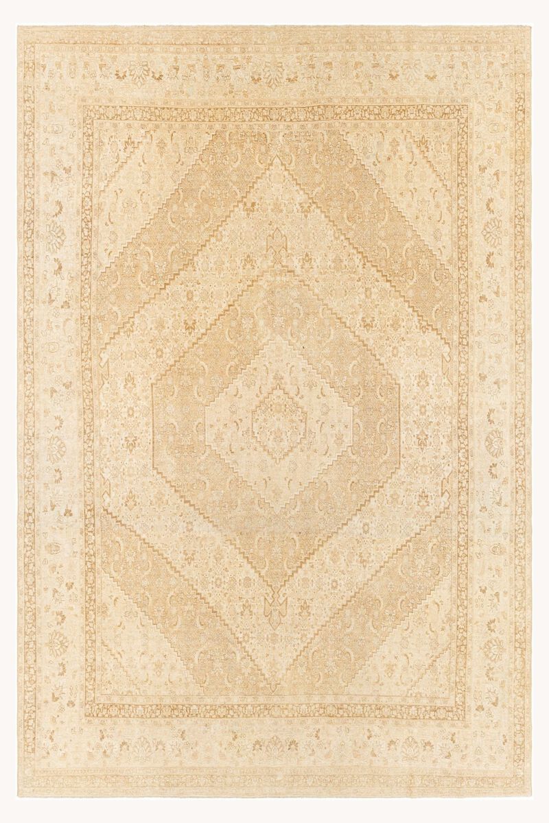 District Loom Vintage Persian Tabriz area rug-Opheim