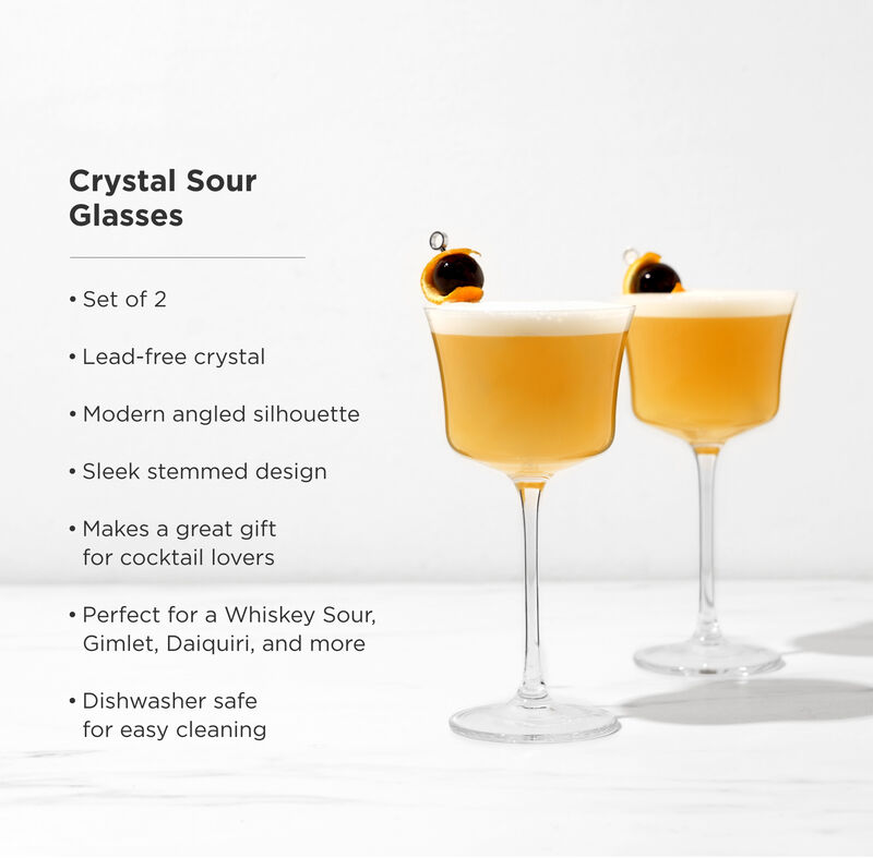 Raye Crystal Sour Glasses