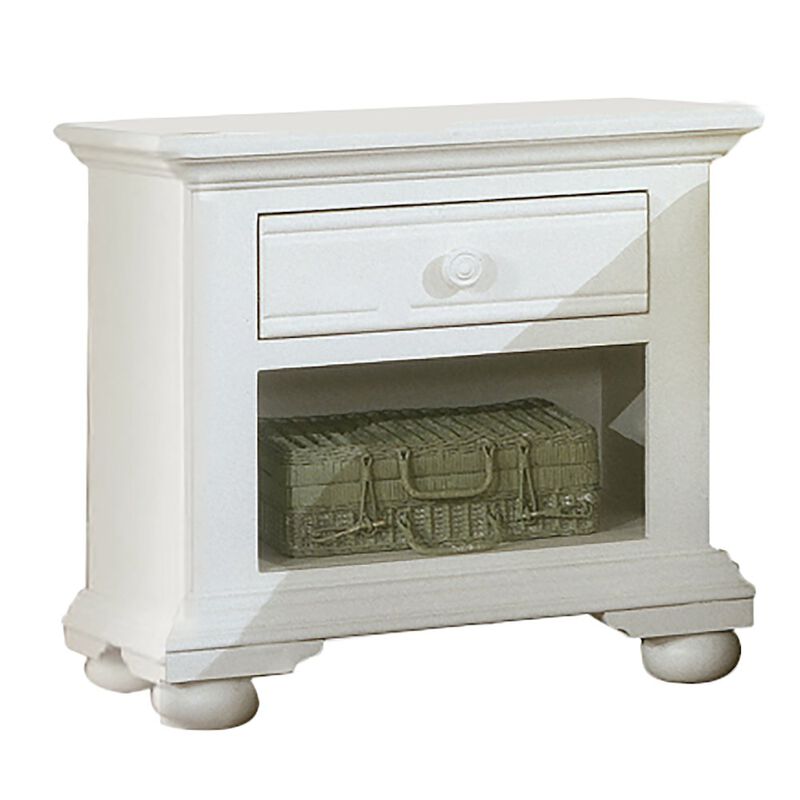 Cottage Traditions 1-Drawer Nightstand - White Cottage