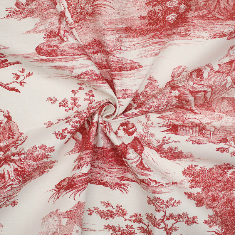 6ix Tailors Fine Linens Malaika Red Decorative Throw Pillows
