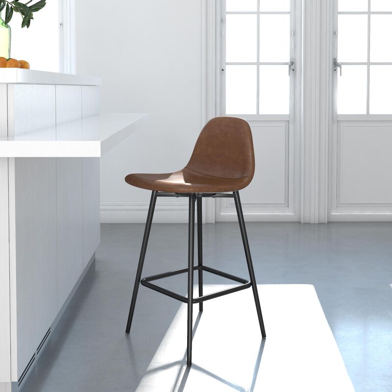 Brandon Upholstered Counter Height Bar Stool