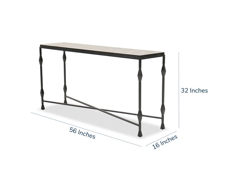 Commerce & Market Metal-Wood Console Table