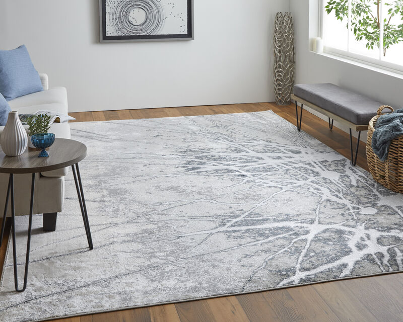 Astra 39L5F Gray/Silver/Ivory 10' x 13'2" Rug
