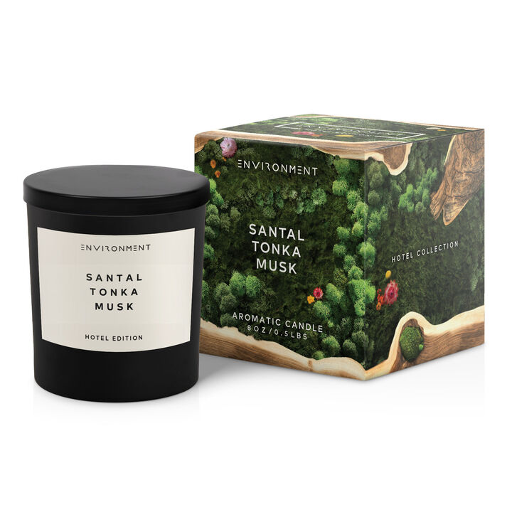 ENVIRONMENT 8oz Candle Inspired by Le Labo Santal® and 1 Hotel®- Santal | Tonka | Musk