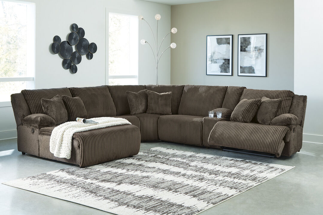 Top Tier 6PC Reclining Sectional