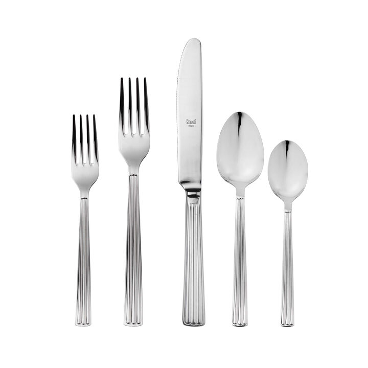 Sole 5-Piece Flatware Set in Mirror