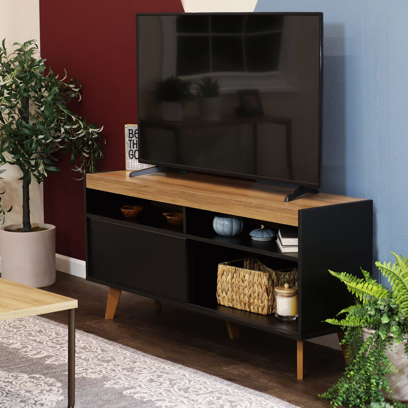 Sunnydaze Mid-Century Modern TV Stand Console for 58" TV