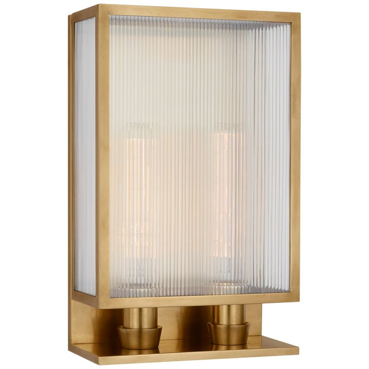 York 16" Double Box Sconce