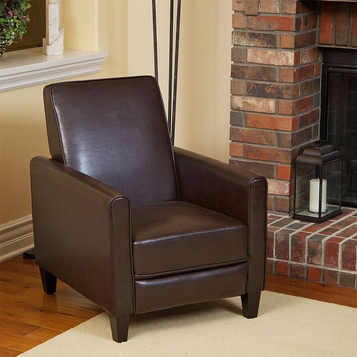 Merax PU Leather Push Back  Recliner Chair