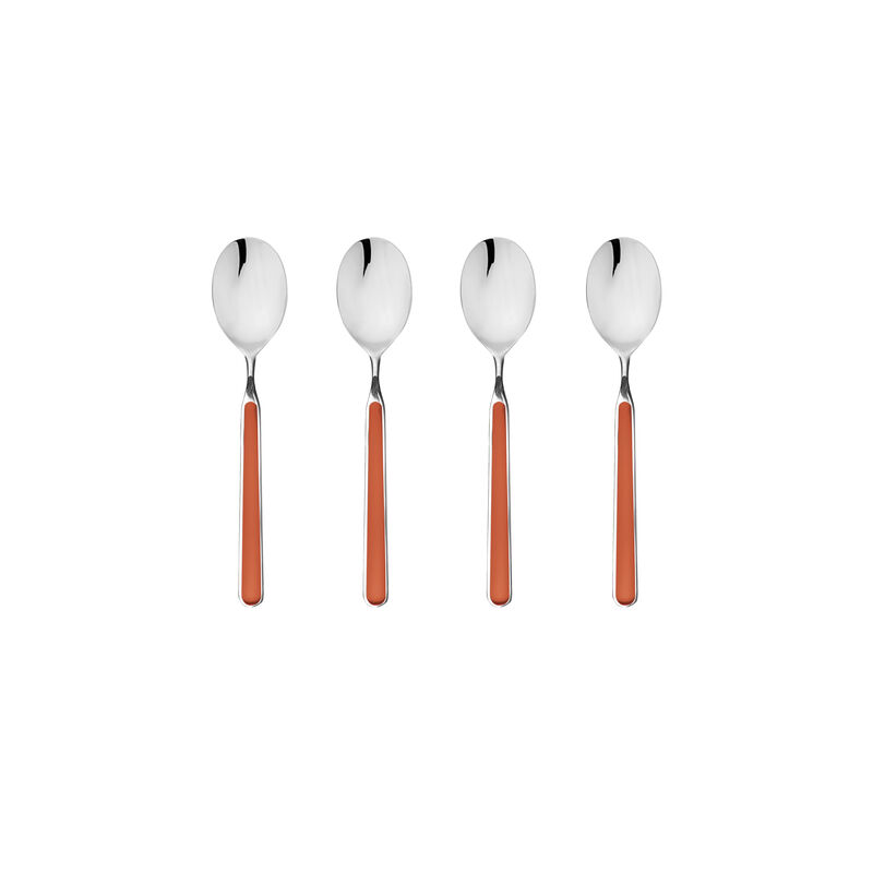 Fantasia 4-Piece Coffee Spoon Set in Yellow