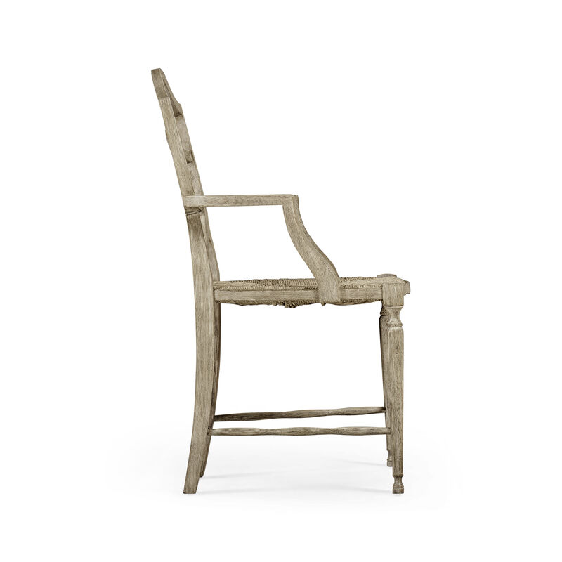 Bodiam Grey Oak Arm Chair