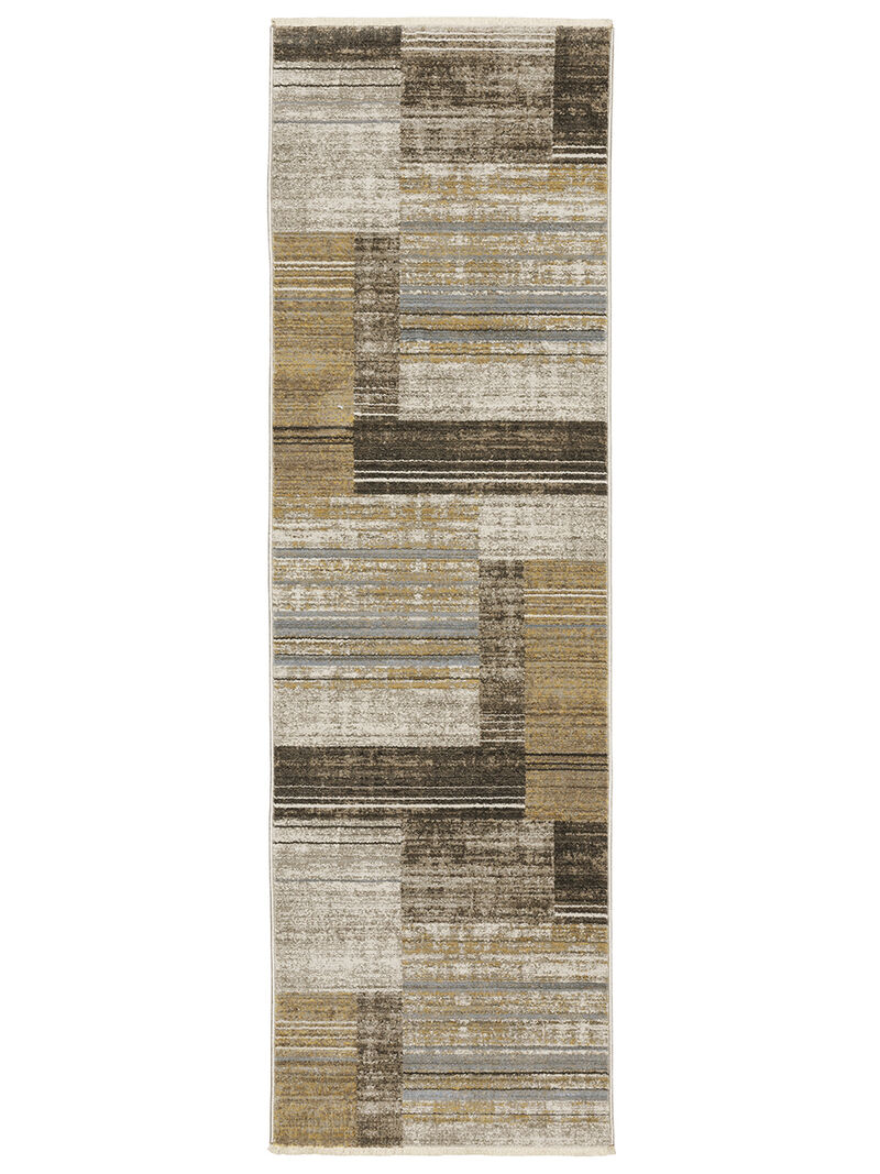 Bauer 2'3" x 7'6" Beige Rug