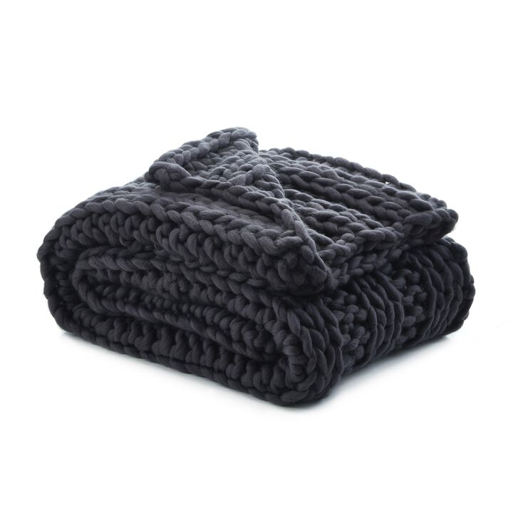 Cozy Tyme Joubert Channel Knit Throw 40"x60".