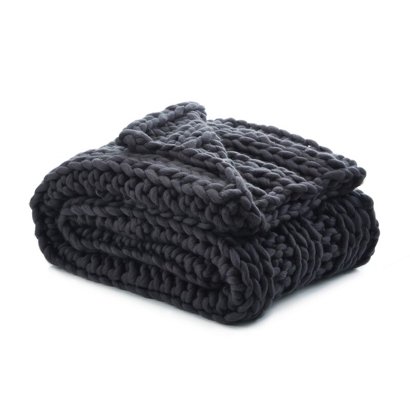 Cozy Tyme Joubert Channel Knit Throw 50"x70".