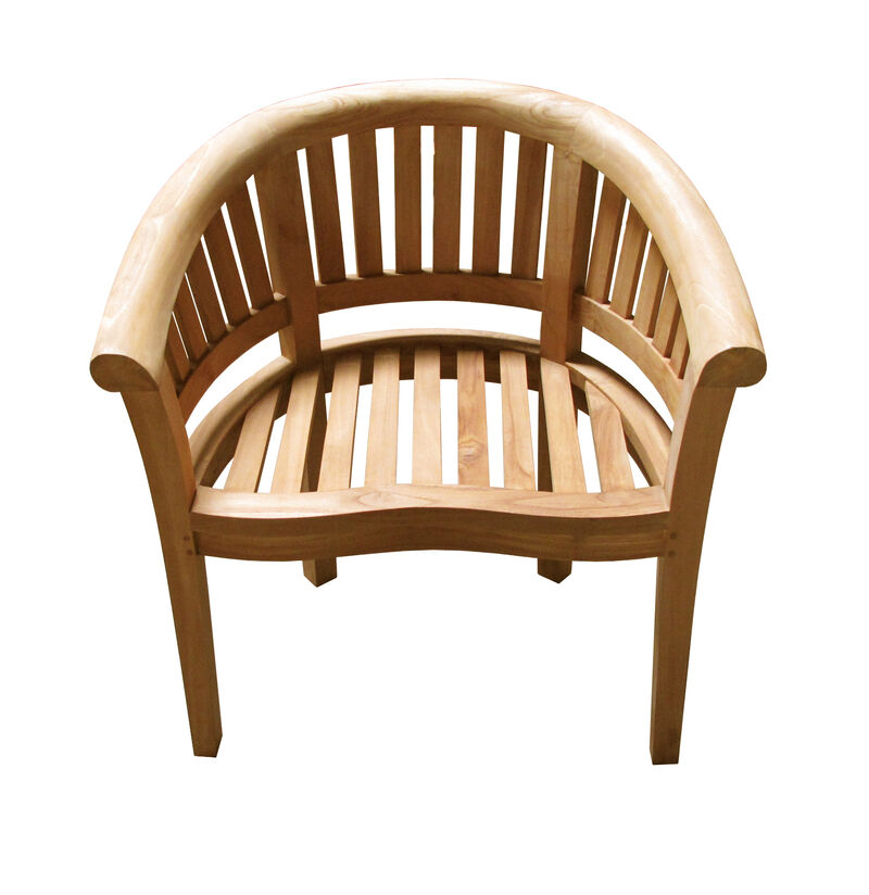 Teak California Arm Chair -Medium Wide Edition