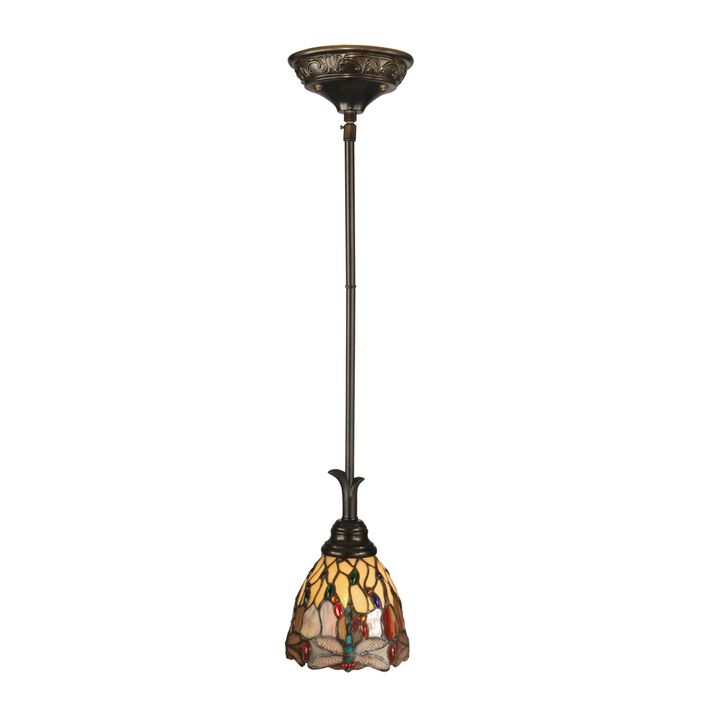 46" Bronze Corrall Hanging Pendant Ceiling Light Fixture