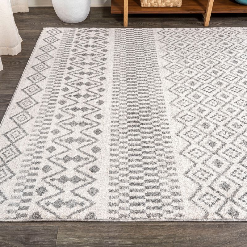 Ifrane Berber Geometric Stripe Area Rug