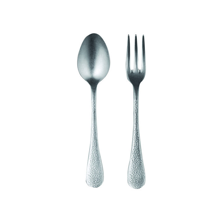 Epoque 2 Piece Serving Set in Pewter