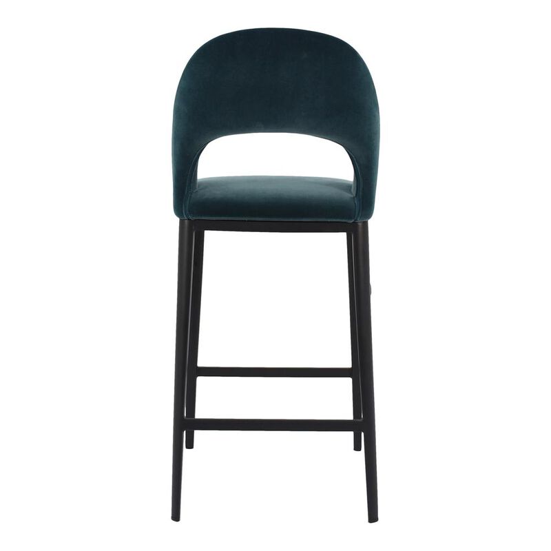 Moe's Home Collection Roger Counter Stool, Blue