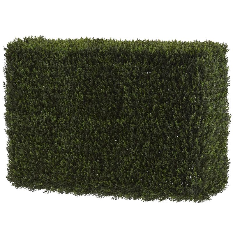 HomPlanti Artificial Decorative Cedar Hedge  (Indoor/Outdoor)