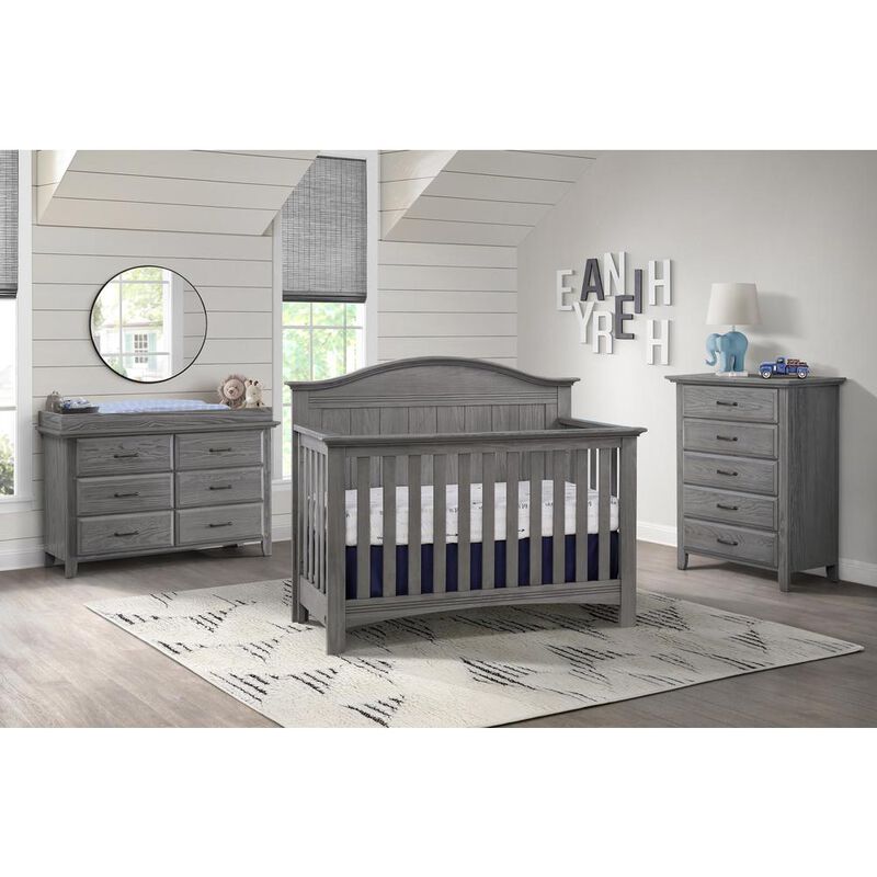 Soho Baby Chandler 4 In 1 Crib Graphite Gray