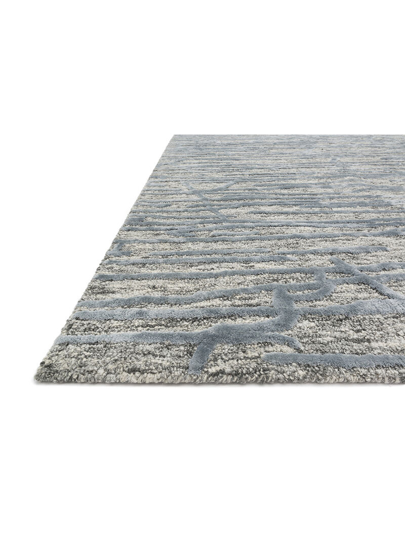 Juneau JY07 Grey/Blue 3'6" x 5'6" Rug