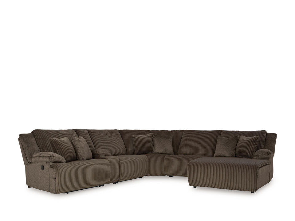 Top Tier 6-Piece Reclining Sectional with Chaise