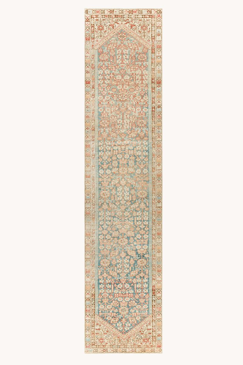 District Loom Vintage Persian Malayer runner rug-Leigh