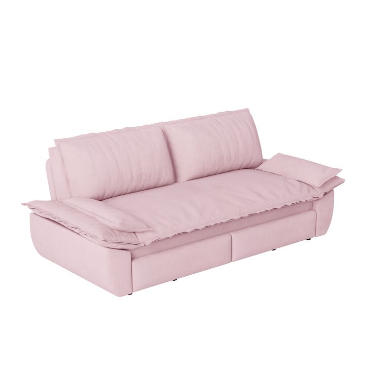 Merax Convertible Queen-Size Sleeper Sofa Bed